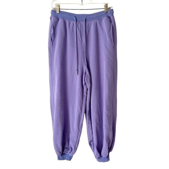 Nap Lounge Balloon Cotton Sweatpants Cold Purple Size Large - Picture 4 of 10
